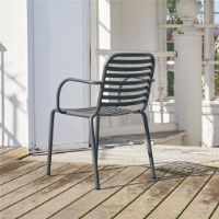 Billede af Mandalay Ivy Pipe Havestol SH: 43,5 cm - Antracit