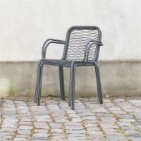 Billede af Mandalay Ivy Wire Havestol SH: 43,5 cm - Antracit