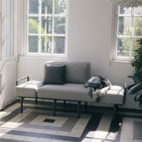 Billede af Mandalay Ivy Loungestol m. Udtræk SH: 42 cm - Antracit