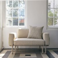 Billede af Mandalay Ivy Loungestol m. Udtræk SH: 42 cm - Taupe 