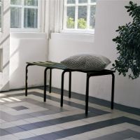 Billede af Mandalay Ivy Bænk m. Udtræk SH: 42 cm - Olivengrøn 