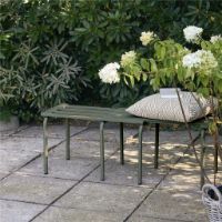 Billede af Mandalay Ivy Bænk m. Udtræk SH: 42 cm - Olivengrøn 