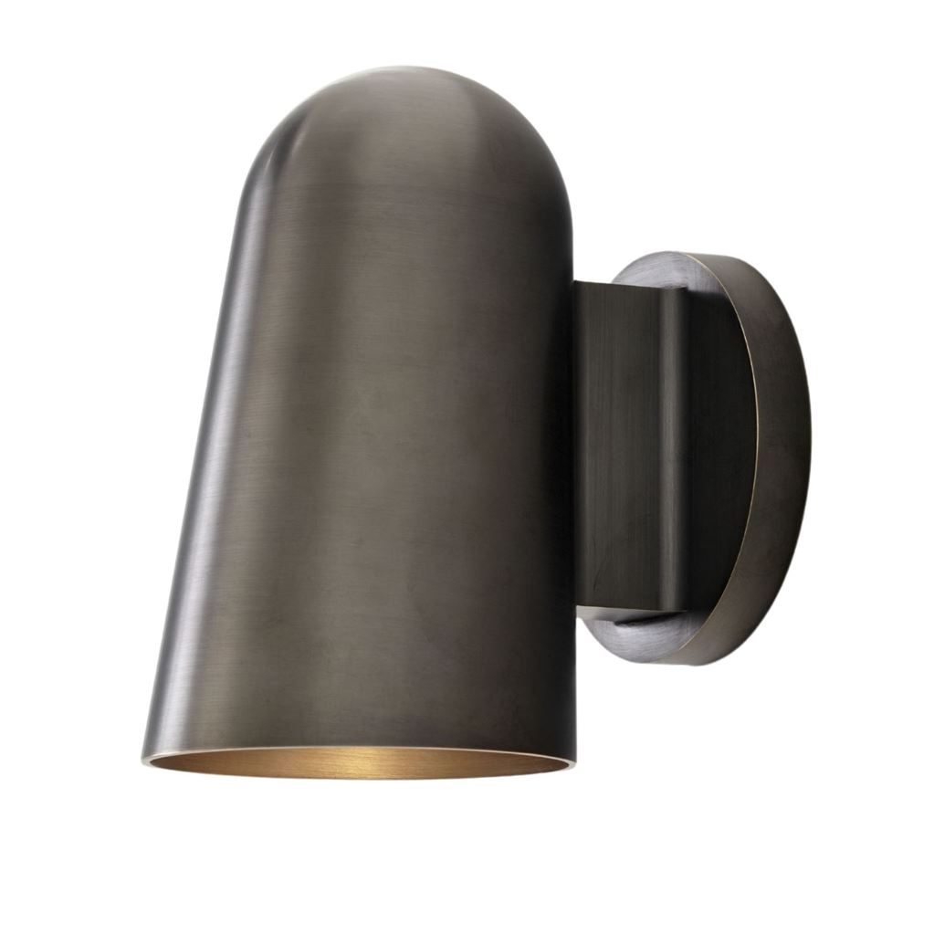 Billede af &Tradition Solid SC105 Væglampe H: 15 cm - Bronzed Brass