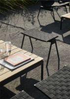 Billede af &Tradition Ville AV46 Outdoor Footstool H: 39,5 cm - Warm Black 