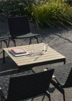Billede af &Tradition Ville AV50 Outdoor Sofabord 90x90 cm - Warm Black/Teak 