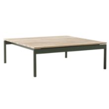 Billede af &Tradition Ville AV50 Outdoor Sofabord 90x90 cm - Bronze Green/Teak 