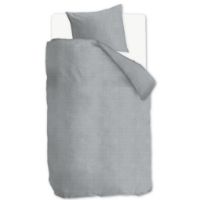 Billede af Auping Flannel Grey 140x200 Sengetøj inkl. Pudebetræk - A032 Grey OUTLET