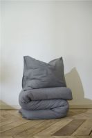 Billede af Auping Flannel Grey 140x200 Sengetøj inkl. Pudebetræk - A032 Grey OUTLET