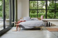 Billede af Auping Flannel Grey 140x220 Sengetøj inkl. Pudebetræk - A032 Grey OUTLET