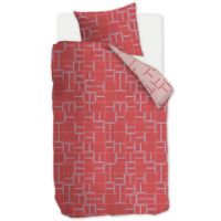 Billede af Auping Graphic Red 140x200 Sengetøj inkl. Pudebetræk - A030 Red OUTLET