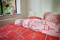 Billede af Auping Graphic Red 140x200 Sengetøj inkl. Pudebetræk - A030 Red OUTLET