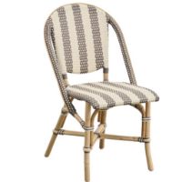Billede af Sika-Design Sofie Exterior Caféstol SH: 45 cm - Ivory/Cappuchino