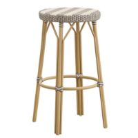 Billede af Sika-Design Simone Exterior Barstol H: 78 cm - Ivory/Cappuchino