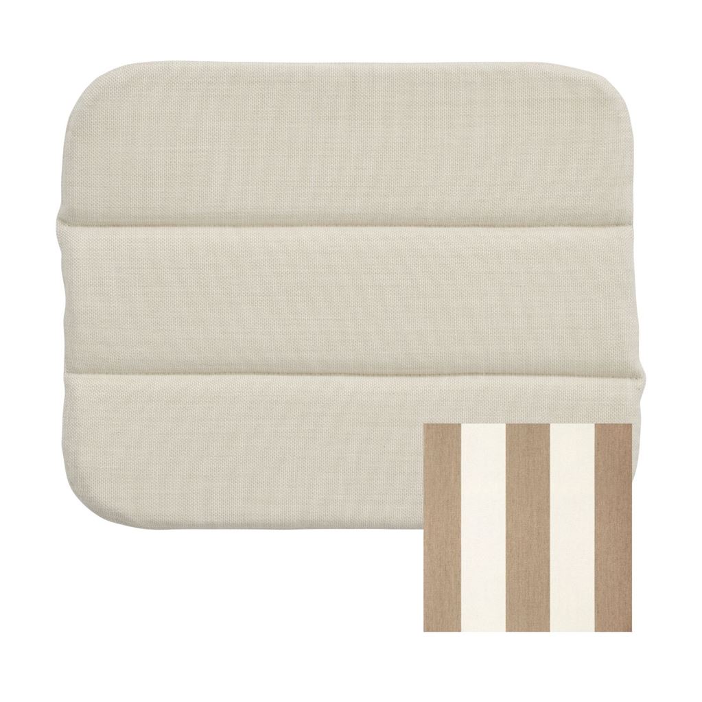 Billede af Sika Design Hynde Til Monet Exterior Fodskammel 53x43 cm - Ivory/Cappuchino 