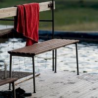 Billede af HAY Traverse Bench B: 114 cm - Oiled Solid Ash   