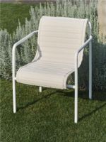 Billede af HAY Palissade Quilted Cushion For Dining Armchair - Cream White 