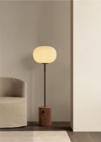 Billede af Audo Copenhagen JWDA Floor Lamp Travertine H: 150 cm - Red Travertine