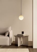 Billede af Audo Copenhagen TR Bulb Pendant Ø: 20cm - Matte Bulb/Polished Brass