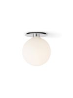 Billede af Audo Copenhagen TR Bulb Loft/Wall Lamp Ø: 20 cm - Shiny Opal/Polished Steel