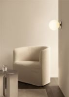 Billede af Audo Copenhagen TR Bulb Loft/Wall Lamp Ø: 20 cm - Shiny Opal/Polished Steel