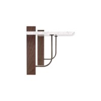 Billede af Audo Copenhagen Corbel Shelf Large B: 100 cm - Marble Carrara/Dark Stained Oak