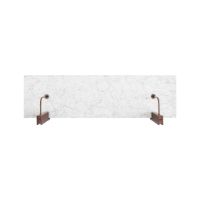 Billede af Audo Copenhagen Corbel Shelf Large B: 100 cm - Marble Carrara/Dark Stained Oak