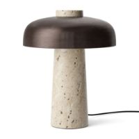 Billede af Audo Copenhagen Reverse Table Lamp H: 30 cm - Travertine Sand