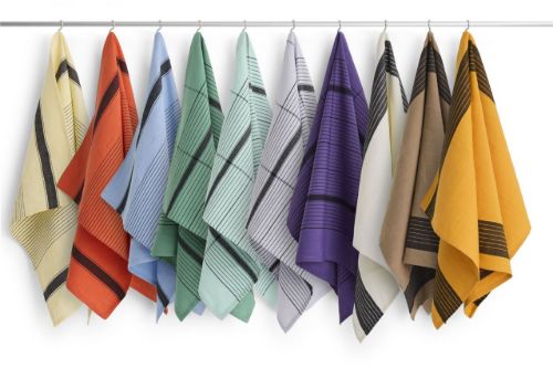 HAY Linear Tea Towel 80x52 cm - Purple