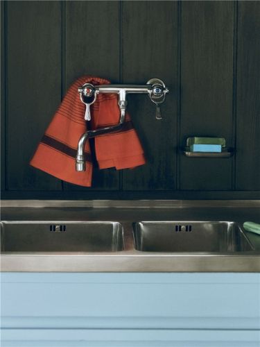 HAY Linear Tea Towel 80x52 cm - Warm Red