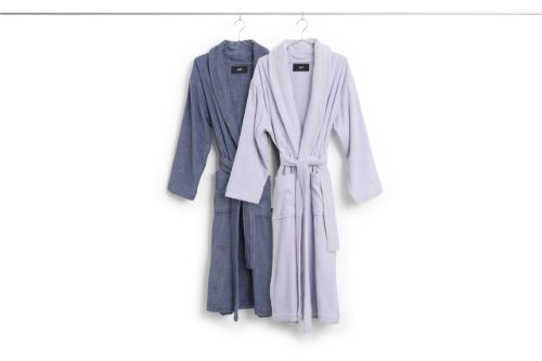 HAY Mono Bathrobe S/M - Steel Blue