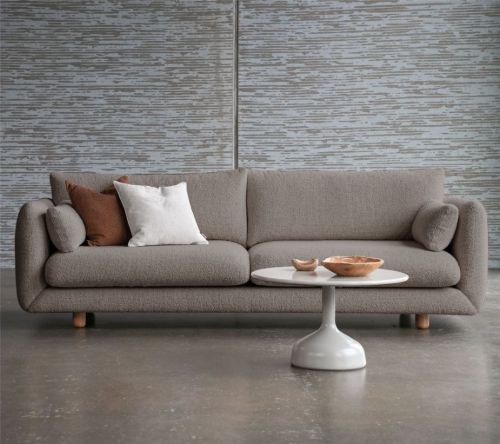 Cane-line Bloom 3-pers. Sofa m. Teak Ben B: 250 cm - Taupe