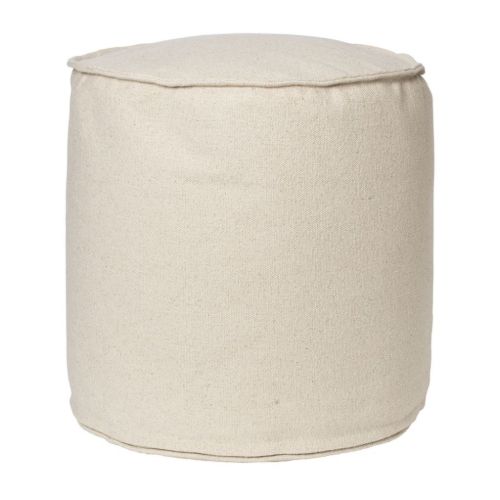 Ferm Living Aun Cotton Pouf Ø: 40 cm - Off-White 