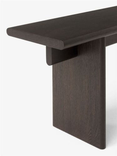 &Tradition Ita Bench OS5 L: 170 cm - Dark Stained Oak