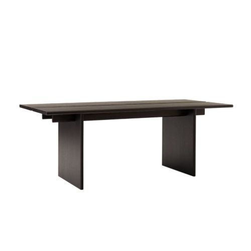 &Tradition Ita Dining Table OS1 L: 200 cm - Dark Stained Oak