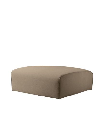 FDB Møbler L44 Puf modul 102x98 cm - Taupe 