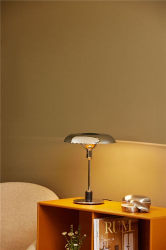 Piet Hein RA 250 Bordlampe 120 Års Jubilæum H: 33,6cm - Krom