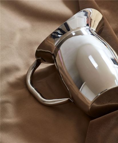 HAY Indian Steel Pitcher X-Smal H: 10,5 cm - Stainless Steel 