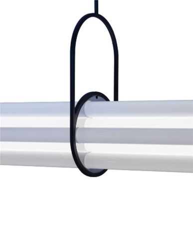 DCW Editions NL12 Lampe B: 130 cm - Hvid Glas