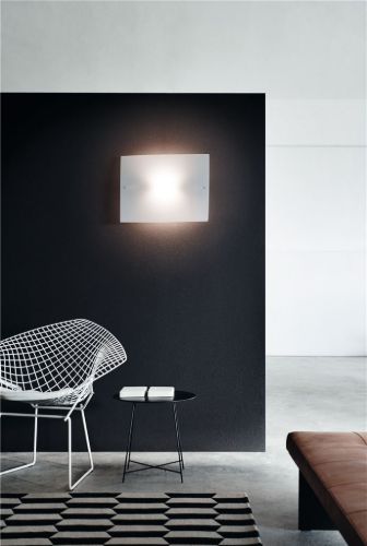 Foscarini Folie Piccola Væglampe 33x25 cm - White 