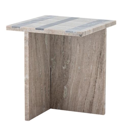Bloomingville Clea Sidebord H: 40 cm - Brun Marmor