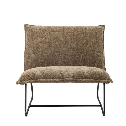 Bloomingville Cape Loungestol H: 80 cm - Brun Bouclé
