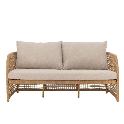 Bloomingville Penzano Sofa L: 164 cm - Natur Flettet Polyrattan