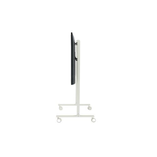 Pedestal Plate Straight Rollin' TV Stativ 107x80 cm - Pearl