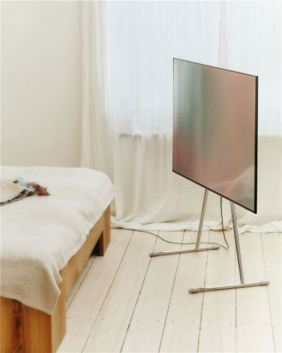 Pedestal Pipe Viva TV Stativ H: 102 cm - Chrome