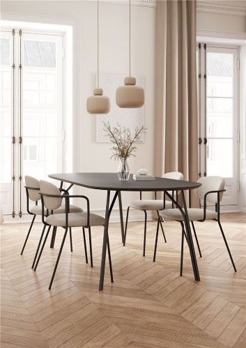 Woud Stone Pendel Stor Ø: 24 cm - Beige 
