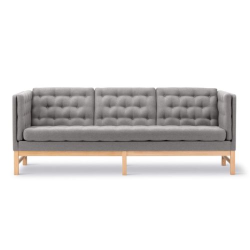 Fredericia Furniture EJ315 3 Pers. Sofa L: 210 cm - Luce 005 Scoria/Oak Light Oil