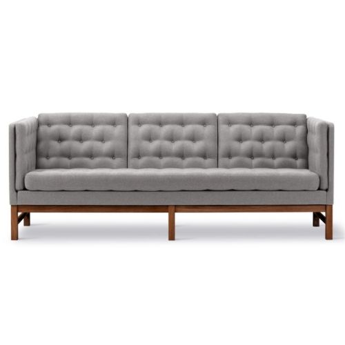 Fredericia Furniture EJ315 3 Pers. Sofa L: 210 cm - Luce 005 Scoria/Walnut Oiled