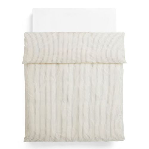 HAY Fineline Duvet Cover 140x200 cm - Ivory