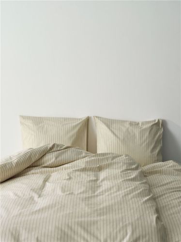 HAY Fineline Duvet Cover 155x220 cm - Ivory