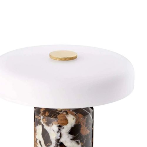 Design By Us Trip Portable Lamp H: 21 cm - Dark Clay marble